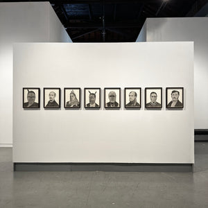 Richard Lewer in ‘What they didn’t teach me at school: Richard Lewer -The Waikato Wars’ at the New Zealand Portrait Gallery (Te Pūkenga Whakaata), 2024.