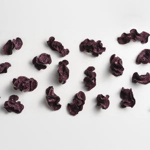 Sam Gold, Devotion left its stain, 2026, dirty porcelain & heat cured enamel, 96 × 210 × 24 cm, photography by Connor Patterson