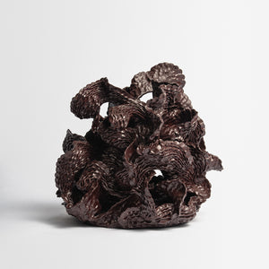 Sam Gold, A Wanting, learned to have Good Manners, 2026, dirty porcelain & heat cured enamel, 42 x 37 x 37 cm, photography by Connor Patterson 