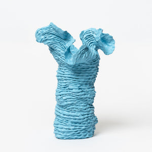 Sam Gold, Trapped in a shimmering state of volume, 2024, stoneware and synthetic resin solvent-based enamel paint, 33 x 24 cm irregular. Photography by Connor Patterson