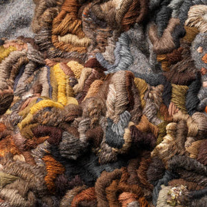 Sera Waters, Front-line on the Home front - Remembering Johns (detail), re-purposed wool, army-issue woollen blankets, 175 x 155 cm  4