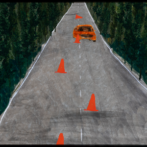 Selected still image from Richard Lewer’s ‘Steve’, 2023-24, animation, 4:39 mins