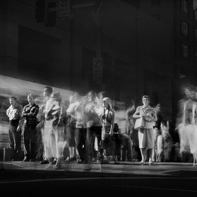 Trent Parke, Untitled #118, Sydney, New South Wales, 2002, silver gelatin print 36 x 55 cm, edition of 25; 116 x 172 cm, ed. of 10