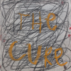 Georgia Spain, The Cure, 2025, oil and oil stick on linen, 41 x 35.5 cm