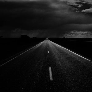 Trent Parke, Stuart Highway, South Australia, 2009, from The Black Rose, pigment print, 252 x 140 cm, ed. of 7