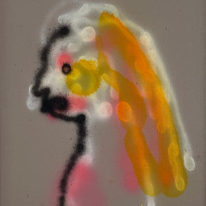 Sally Bourke 'Untitled 29' framed portrait, original artwork