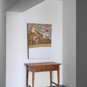 Gutiŋarra Yunupiŋu in 'Wäŋa as Muse' at Hugo Michell Gallery, 2025.
