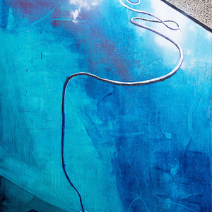 William Mackinnon, Going Under, 2023, acrylic, oil, and automotive enamel on linen , 220 x 160 cm
