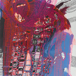 Zaachariaha Fielding, Untitled (290-24AS), 2024, acrylic on canvas, 200 x 150 cm