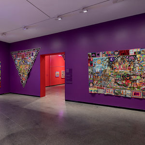 Paul Yore in 'Paul Yore: WORD MADE FLESH', Australian Centre for Contemporary Art, Melbourne, 2022. Photography by Andrew Curtis