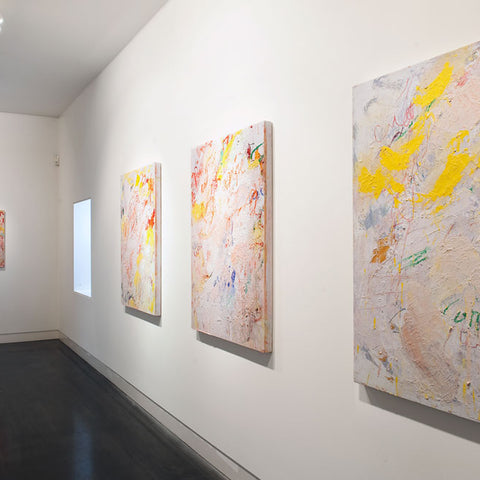 Aida Tomescu’s 'Folded in white' at Hugo Michell Gallery, 2014