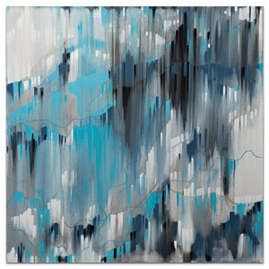 Amanda Sefton Hogg, Crystalline, 2013, oil on canvas, 92 x 92 cm