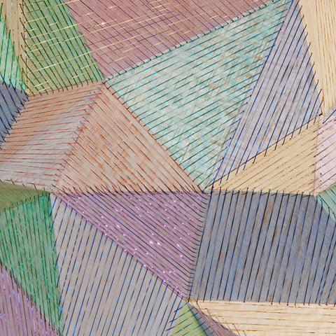  Amy Joy Watson, Sparkle Berg (detail), 2013, balsa wood, watercolour and metallic thread, 100 x 72 x 36 cm