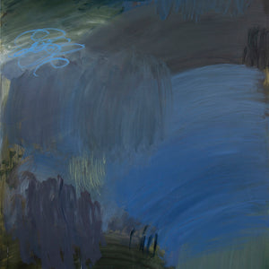 Bridie Gillman, Before the clouds rolled over, 2022, oil on linen, 183 x 137 cm