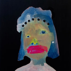 Sally Bourke, Bride, 2018, oil and acrylic on canvas, 35 x 31 cm