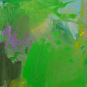 Bridie Gillman, Their little green house, 2020, oil on linen, 70 x 55 cm