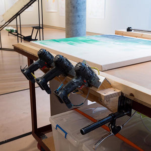 James Dodd’s 'Painting Mill' prototype at CACSA Contemporary, 2015