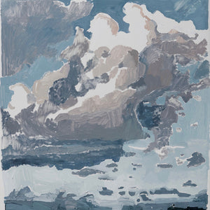 Clara Adolphs, Big Cloud, 2018, oil on linen, 125 x 115 cm