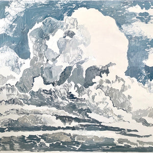 Clara Adolphs, Cloud and Sky, 2021, oil on linen, 239 x 203 cm