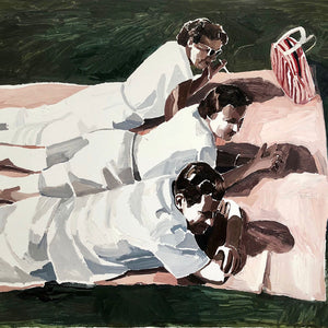 Clara Adolphs, Daylight Hours, 2018, oil on linen, 125 x 168 cm