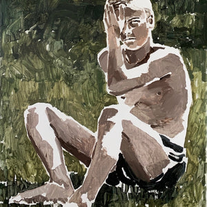 Clara Adolphs, Youth, 2021, oil on linen, 92 x 71 cm