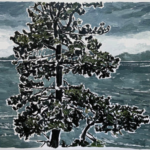 Clara Adolphs, Silent Reply (Tree I), 2023, oil on linen, 168 x 190 cm