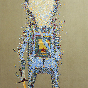 David Booth [Ghostpatrol], Avoid the Future, 2010, acrylic on linen, 214 x 106 cm