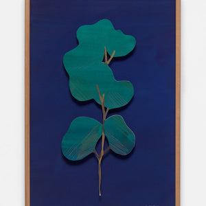 David Booth [Ghostpatrol], Eucalyptus Polyanthemos, 2019, gouache and pencil paper cut, 61 x 41 cm