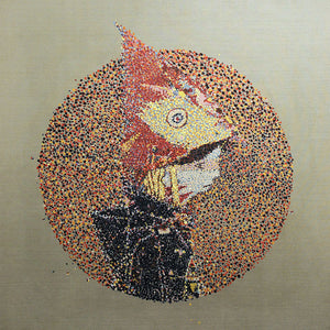 David Booth [Ghostpatrol], Low, 2010, acrylic on linen, 168 x 168 cm
