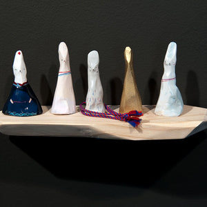 David Booth [Ghostpatrol], Object 7, 2012, mixed media, 27 x 10 x 9 cm