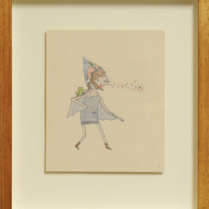 David Booth [Ghostpatrol], Sunken Chiodori, 2011, watercolour & pencil on paper, 19 x 16 cm