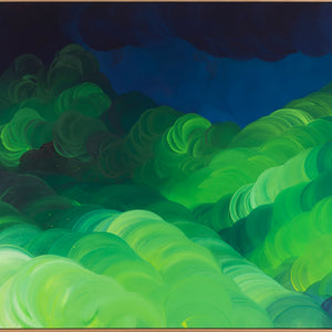 James Dodd, Hobartlantis, 2018, acrylic on canvas, 138 x 154 cm