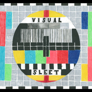 Elvis Richardson, Televisuals: Visual Sleet, 2008, coloured and led pencil on paper, 30 x 42 cm