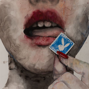 Fiona McMonagle, Lick it, 2021, watercolour, ink and gouache on paper, 115 x 157 cm