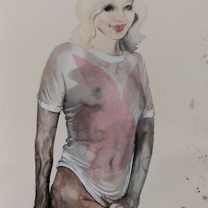Fiona McMonagle, See Through, 2022, watercolour, ink and gouache on paper, 115 x 157 cm