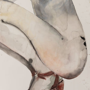 Fiona McMonagle, Squat, 2021, watercolour, ink and gouache on paper, 115 x 157 cm