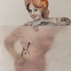 Fiona McMonagle, Steamed Bunny, 2022, watercolour, ink and gouache on paper, 115 x 157 cm