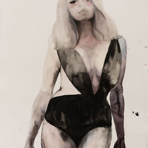 Fiona McMonagle, The Swimsuit Selection, 2021, watercolour, ink and gouache on paper, 115 x 157 cm