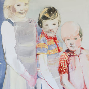 Fiona McMonagle, Family portrait No. 1, 2017, oil on linen, 81.5 x 101.5 cm