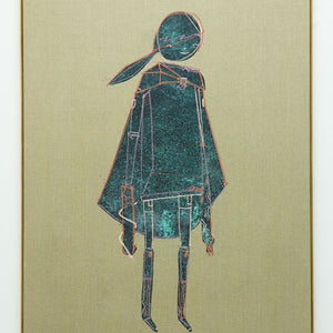 David Booth [Ghostpatrol], Last universal common ancestor (LUCA), 2013, acrylic on linen, 122 x 87 cm