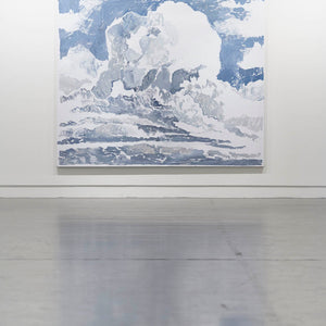 Clara Adolphs, Cloud and Sky, 2021, oil on linen, 239 x 203 cm