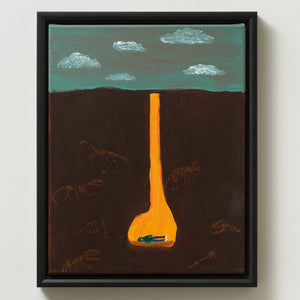 Marc Etherington, Sunday Morning Coming Down, 2022, acrylic on canvas, 39 x 31.5 cm