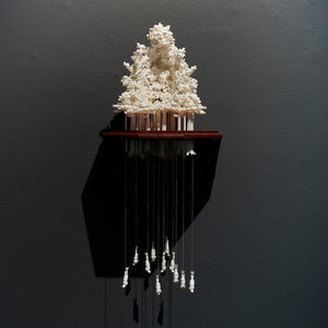 Jess Taylor, I was built around your heart, 2022, 3D printed resin, paint, chain, fixings, 30 x 20 x 11 cm, ed. of 3