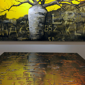 James Dodd’s ‘Scarred Boab Tree’ at Hugo Michell Gallery, 2011