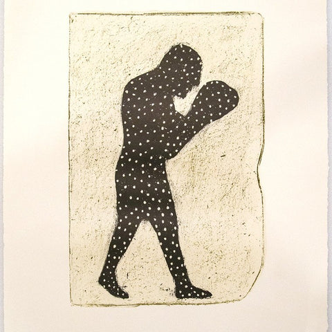 Richard Lewer 'Shadow Boxer' lithograph