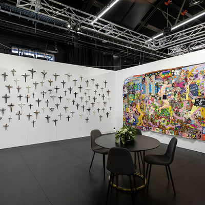 Richard Lewer and Paul Yore for Hugo Michell Gallery at Melbourne Art Fair, 2018 