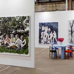 Clara Adolphs and design studio DANIEL EMMA for Hugo Michell Gallery at Sydney Contemporary Art Fair, Carriageworks, 2022. Photo by Document Photography