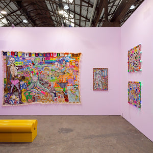Paul Yore for Hugo Michell Gallery at Sydney Contemporary Art Fair, Carriageworks, 2022. Photo by Document Photography