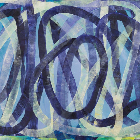 Ildiko Kovacs, Purple rain, 2018, oil on plywood, 160 x 244 cm