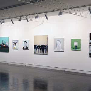 Richard Lewer’s ‘Painters & Dockers’ series at Hugo Michell Gallery, 2011